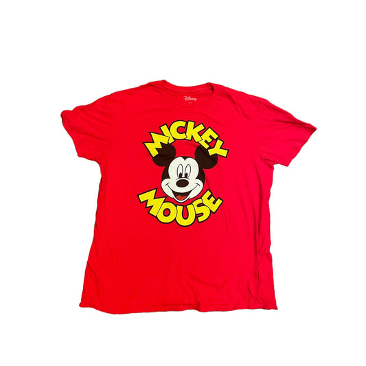Modern Disney Mickey Mouse Red T Shirt XL Disneyland world